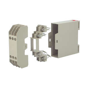 DIN RAIL ABS ENCLOSURE 82x23x99 GREY 23-21-WHITE (L/GREY) DIN RAIL
