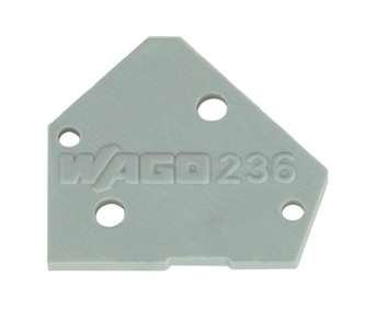 END PLATE FOR WAGO TERMINAL 236-100