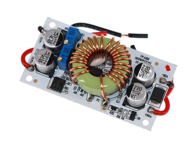 DC-DC STEP-UP I=8-48V O=10-50V @ 10A BOOST CONVERTER  250W-DC-DC / 200126