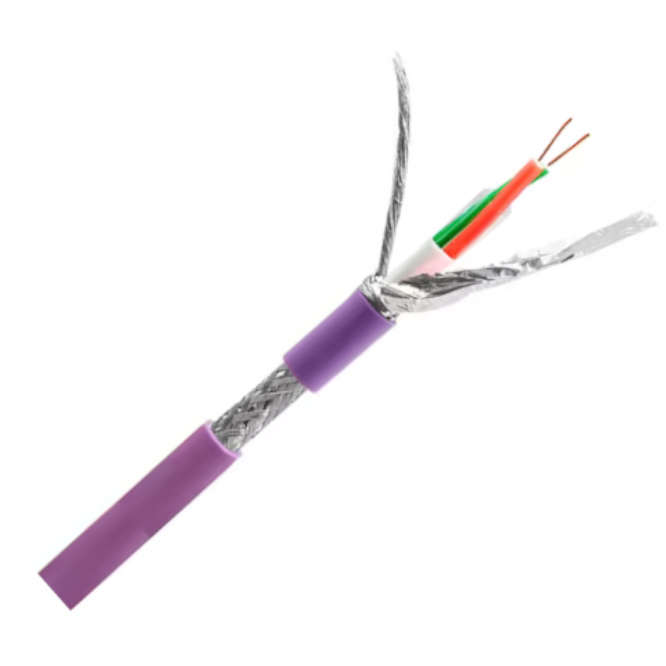 SIGNAL CABLE 2C SCREEN 0.5mm-VIOLET -OPEN H121P50-VL *DBK*