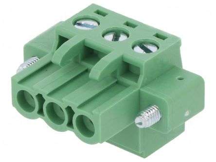 PLUGGABLE TERMINAL BLOCK 3W P=5.08mm 2EDGKFM-5.08-03P-14-1000AH