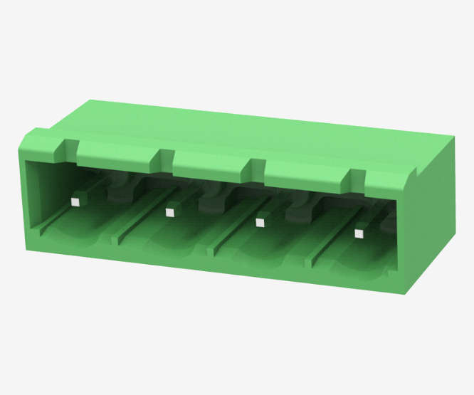 HEADER R/A PCB-MNT 4W CLOSED P=7.62 2EDGRC-7.62-04P-14-100A(H)