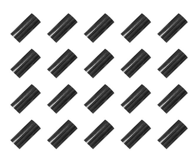 TUBE SPACER BLACK ID=3.35 OD=8 L=5mm - 1K/BAG 3.35-5-BLACK
