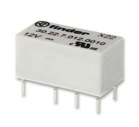 RELAY DPDT 2A 12VDC RECT 8PCB 30.22.7.012.0010