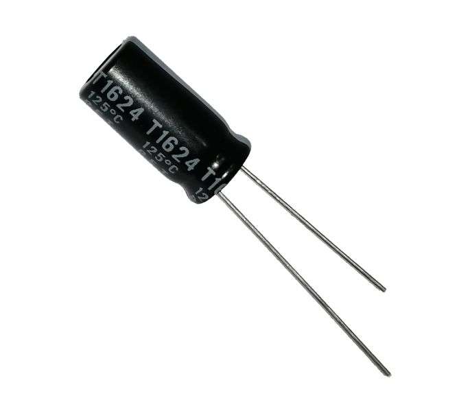 ELECTROLYTIC CAPACITOR RADIAL 120uF 35V LIHT 8x16 P=3.5 35ZT120M 8x16