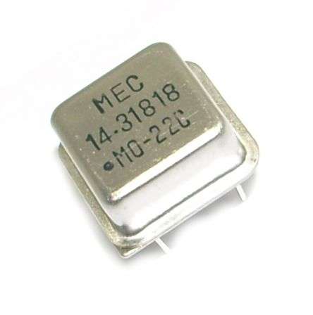 OSCILLATOR MO22B 3V3 14.31818 3O-12B-14.31818M