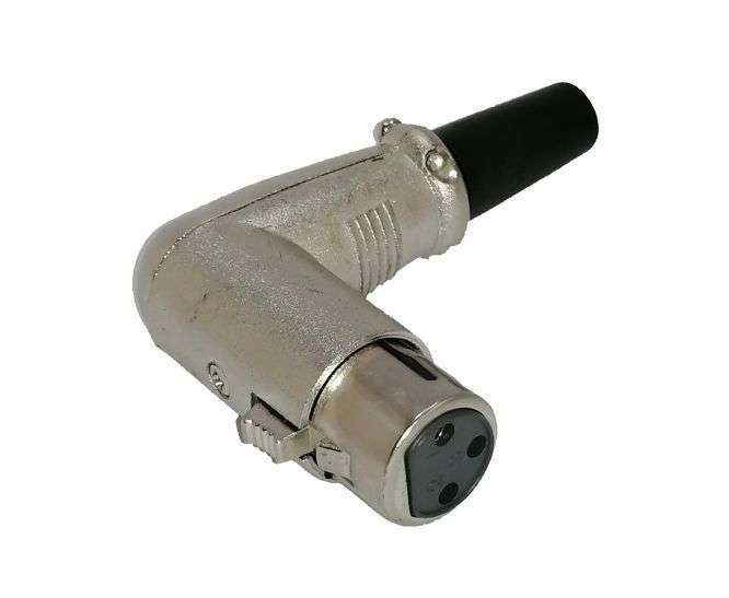 IN-LINE SOCKET R/A 3-WAY MIC XLR 190853