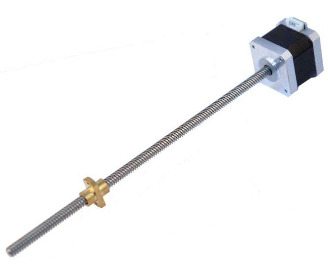 STEPPER MOTOR LINEAR 250mm FEED SCREW 42x42mm 42BYGHL613-250-X