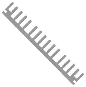 HEATSINK EXTRUSION NT/MILL 94x14x40mm 46317-6063-T6-NT-40 *DBK*