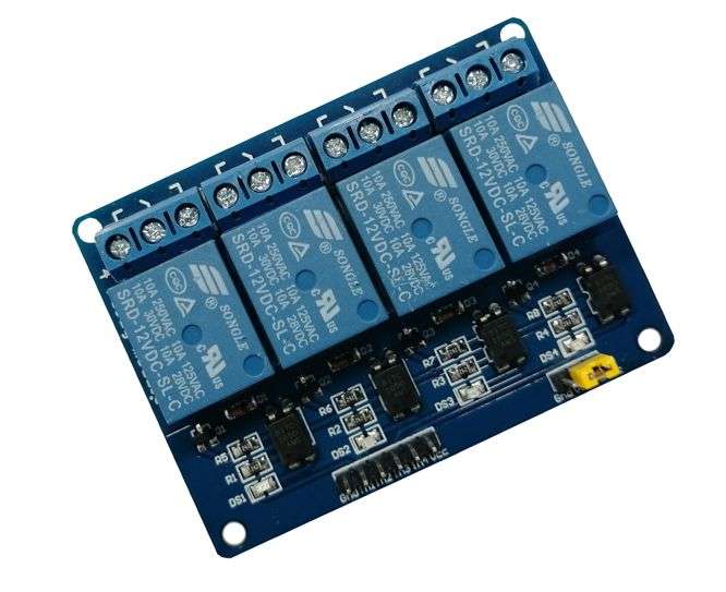 4-CH RELAY 12V COIL; MODULE BOARD  170628