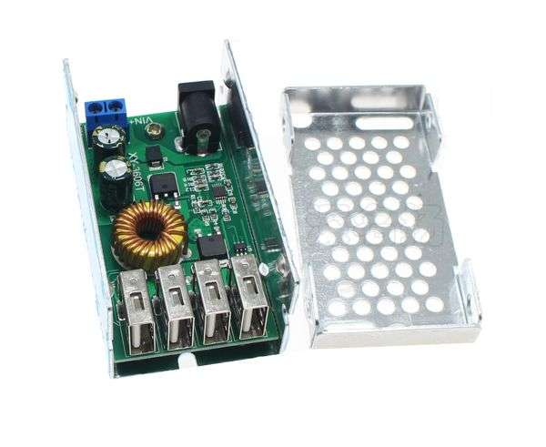 4xUSB BUCK MODULE I=24/12V O=5V 4X1.25A 200885