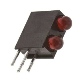 LED 3MM DUAL R/A 553-0111F