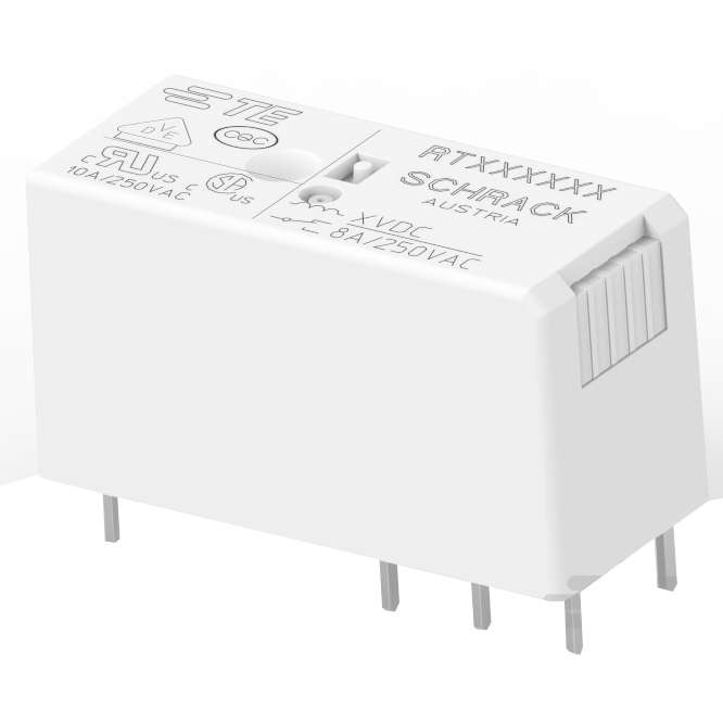 RELAY DPDT 8A 24VDC RECT 8PCB 6-1393243-8