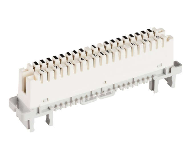 TERMINAL BLOCK KRONE PABX 10W BACKMOUNT FRAME 60891102-02