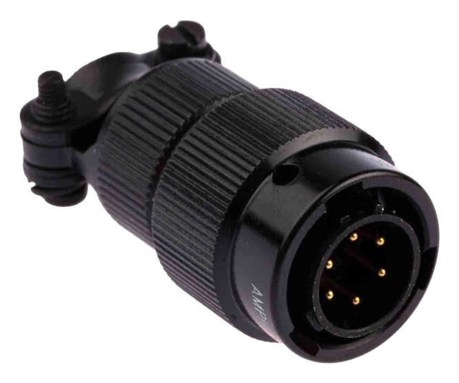 ALU MALE CIRCULAR CONNECTOR 700V 7.5A 6W SOLDER TERMINALS 62LC-16F10-06PN(771)
