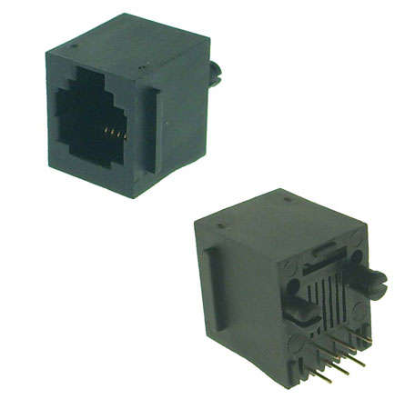 MOD SOCKET RJ12 PCB STR 6-CONTACT 7006-6P6C   13x16x16