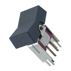 ROCKER SWITCH MINI SPDT (ON)-OFF-(ON) PCB 7105J3V4QE-2