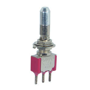 MINI TOOGLE SWITCH SPDT ON-MOM PCB 7107K12CQE