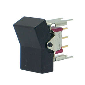 ROCKER SWITCH MINI SPDT ON-MOM PCB 7108J3V6BE-02