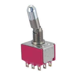 MINI TOGGLE SWITCH 3PDT ON-ON SOL 7301K2ZQE
