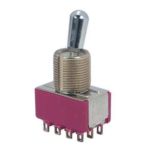 MINI TOGGLE SWITCH 4PDT ON-ON SOL 7401T1CWZQE