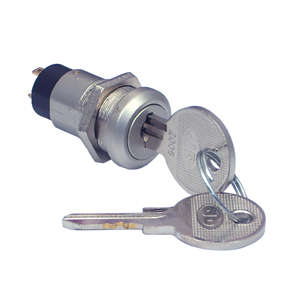KEY SWITCH FLAT-2005 D=16mm 3P  7509R
