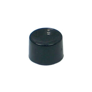 CAP ROUND 9.5mm BLACK 7527-2 / 752702000