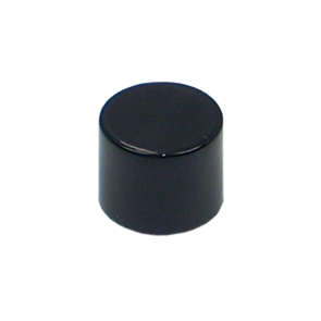 7.7mm RND PUSH ON BLACK CAP FOR 2.8mm SHAFT SH-CF-023-2-H