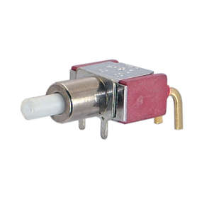 PUSH BUTTON SWITCH SPDT R/A ON-MOM PC 8121SD9A2GE