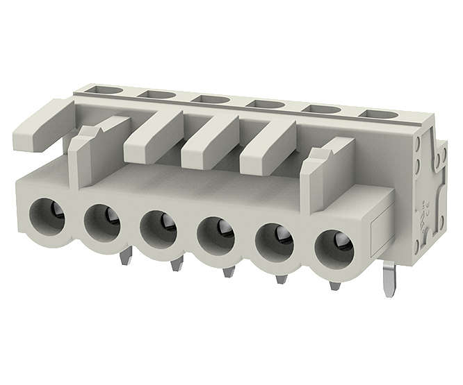 TERMINAL BLOCK SOCKET R/A IN-LINE 6P 5.0 8EDGC-5.0-06P-11-01AH