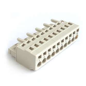 TERMINAL BLOCK 10W P=5.08 PLUG-IN PRESS 8EDGK-5.08-10P-11-1021AH
