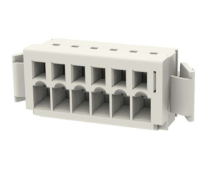TERMINAL BLOCK 6W PLUG IN PRESS GREY 8EDGKG-3.5-06P-11-01AH