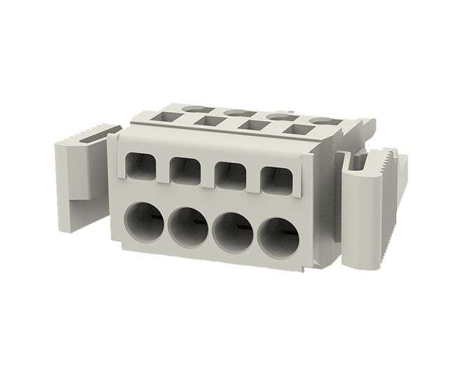 TERMINAL BLOCK 4W PLUG IN PRESS GREY 8EDGKG-5.08-04P-11-01AH