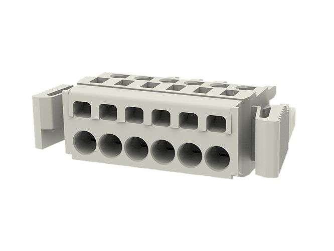 TERMINAL BLOCK 6W PLUG IN PRESS GREY 8EDGKG-5.08-06P-11-01A(H)