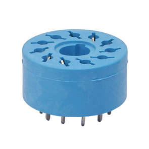 RELAY SOCKET / BASE ROUND 11P PCB 90.15