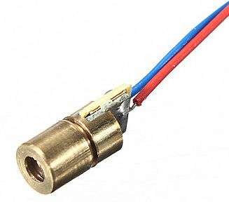 RED LASER DASH (-) MODULE 5VDC 5mW   913731 / 170313