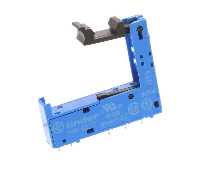 RELAY SOCKET BASE 6A 250VAC PCB 5PIN 93.11