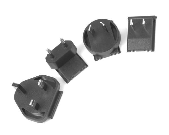 ADAPTORS / CONVERTORS PLUG SET FOR GE18I & GEM06i PSU SERIES AC PLUG-MIX