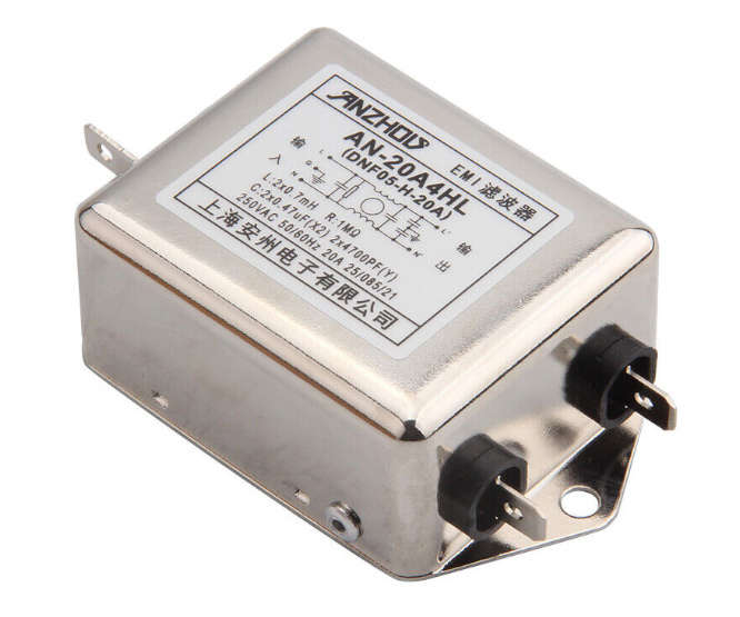 EMI/EMC MAINS FILTER P/MOUNT 20A 250VAC AN-20A4HL