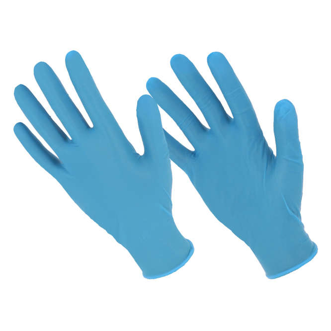 DISPOSABLE GLOVES NON-STERILE NITRILE MEDIUM - 100P/BOX AQL1.5