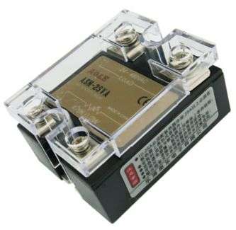 SOLID STATE DIMMER 0-480VAC 25A P/M 1PH;BUY SEPARATE POT=470Kor500Kohm 2W;R-AC    ASH-25VA / 170178
