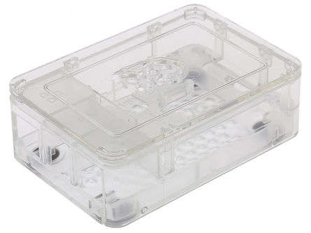 ENCLOSURE CLEAR RASPBERRY PI B+ 4W ASM-1900036-01