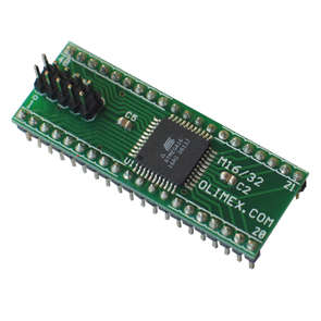 ATMEGA16 HEADER BOARD W/JTAG AVR-M16