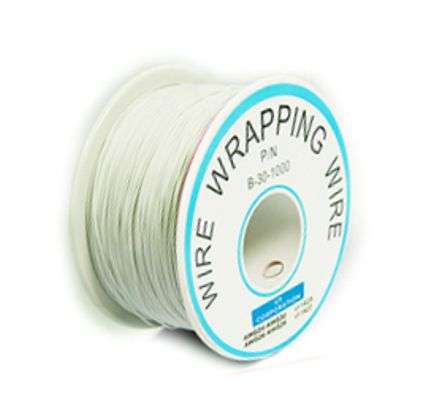 WIRE WRAPPING WIRE AWG30 WHITE 250m/REEL B-30-1000-WT