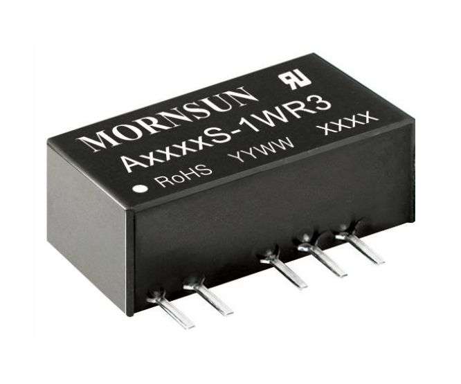 DC-DC CONVERTER DIP I=24 O=+/-15V 1W A2415S-1WR3