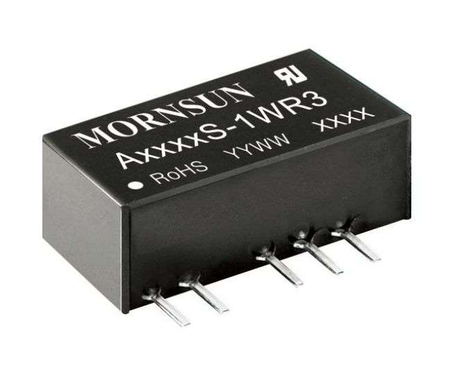 DC-DC CONVERTER DIP I=24 O=+/-12V 1W A2412S-1WR3