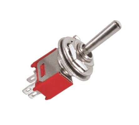 MINI TOOGLE SWITCH SPDT ON-ON SOLDER B070B *A*