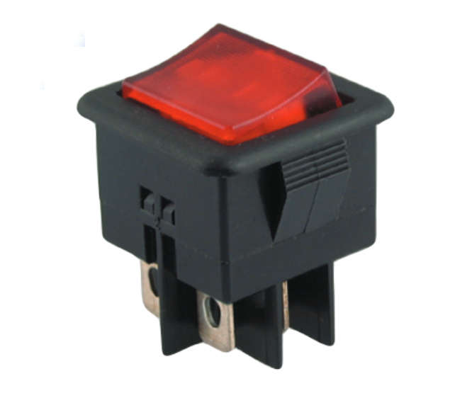 ROCKER SWITCH DPST ON-OFF 125V 16A 28x25mm B1292