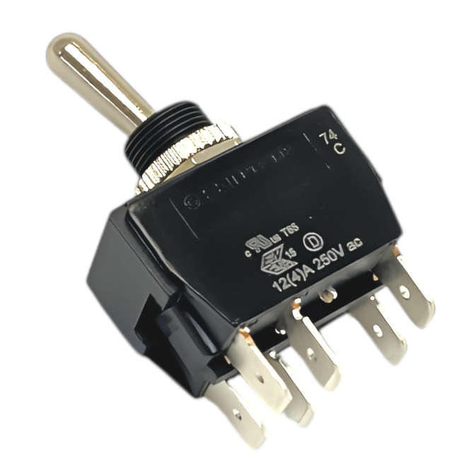 LARGE TOGGLE SWITCH DPDT ON-OFF-ON 16A 250VAC B1303
