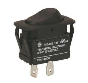 ROCKER SWITCH SPST ON-OFF TER B1329